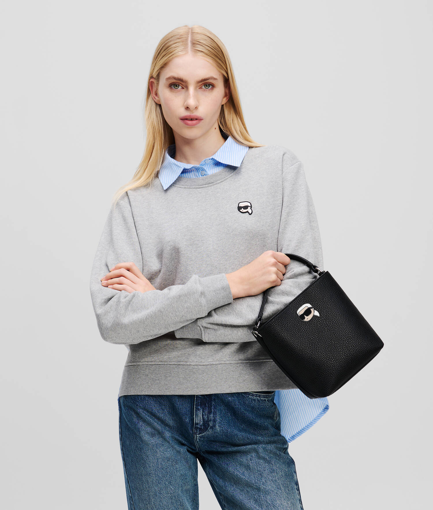 SAC SCEAU GRAINÉ IKON - Noir