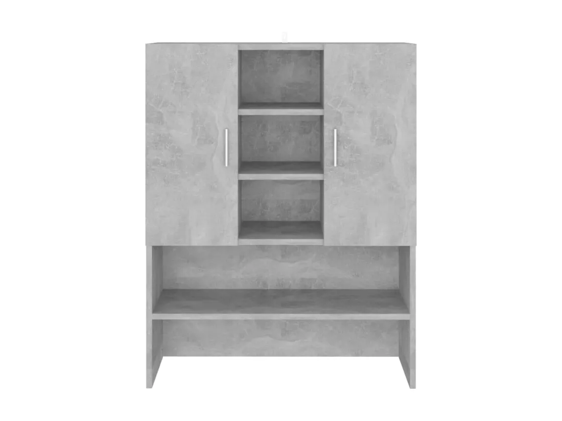 Meuble pour machine à laver Gris béton 70,5x25,5x90 cm
