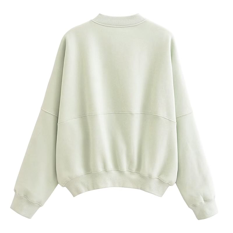 SugaYuja - Jas met rits / Broek met hoge taille en wijde pijpen