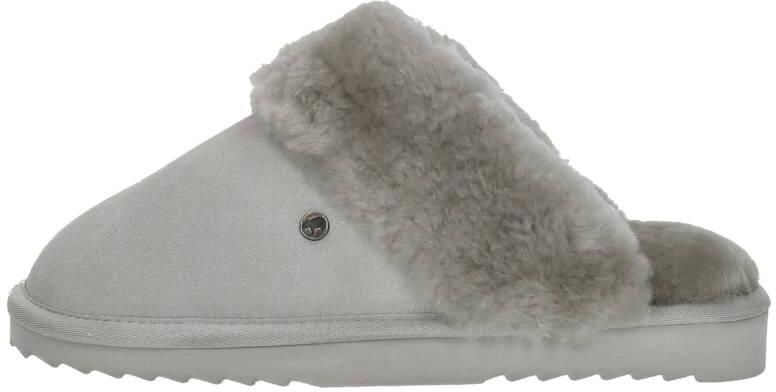 Warmbat Flurry Women Suede Dames Sloffen Lichtgrijs