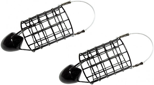 Behr Stainless Steel Black Bullit Feeder, 2 pièces !