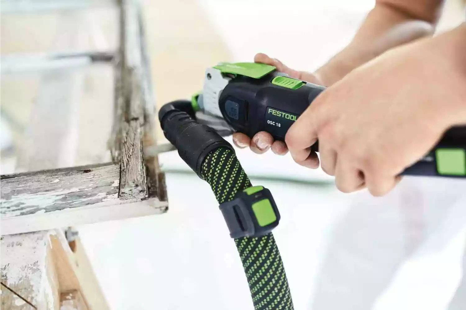 Festool VECTURO OSC 18 HPC4,0 EI-Plus 18V Li-Ion accu oscillerende set (1x 4,0Ah) in systainer - koolborstelloos
