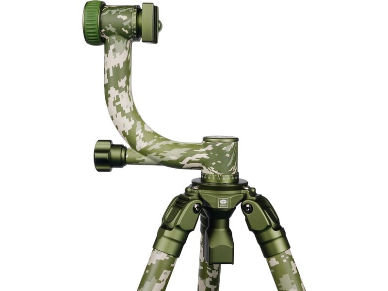 Sirui Stativ Explorer CT-3204 mit CH20 Camouflage Robustes Outdoor Stativ
