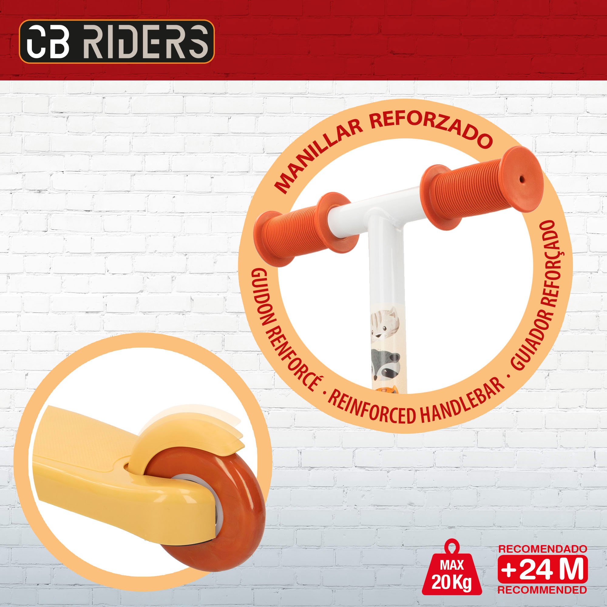Patinete Animal Personalizável CB Riders