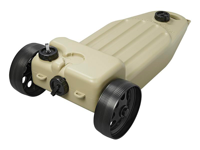 Aquaroll Wastemaster 38L mobiele vuilwatertank - beige