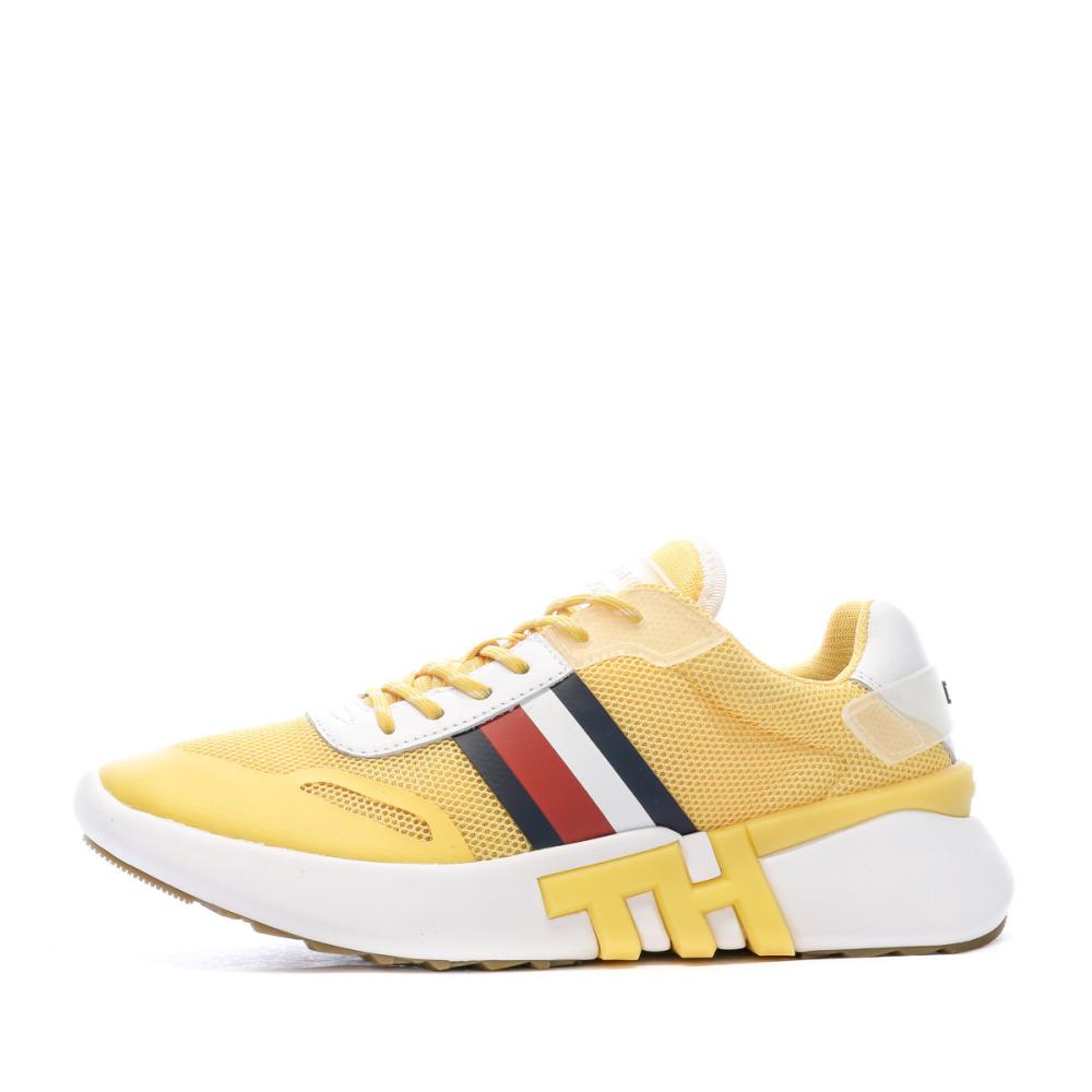 Tommy Hilfiger Baskets Jaunes Femme Tommy Hilfiger Sporty