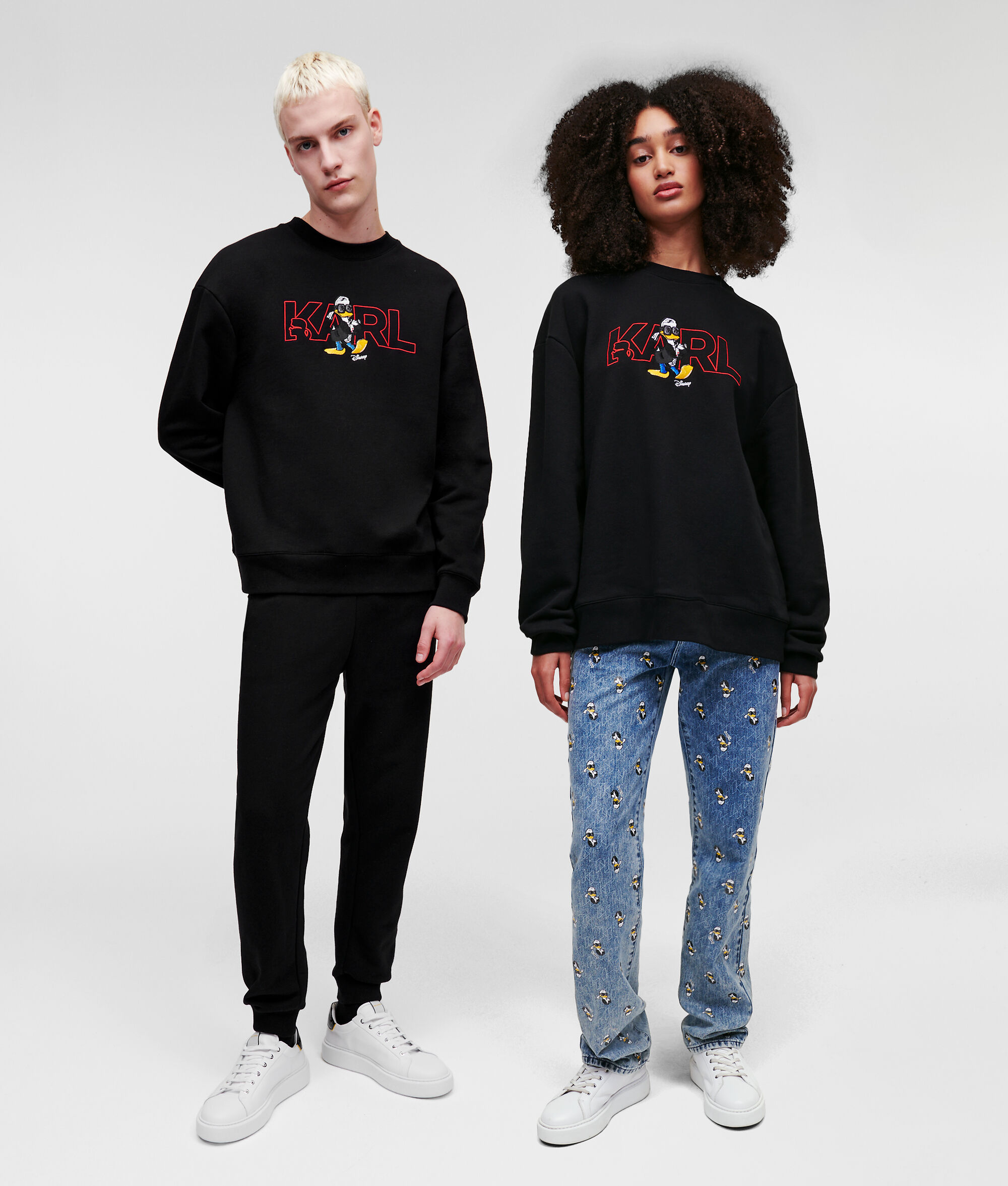 SWEAT-SHIRT À LOGO DS x KARL LAGERFELD