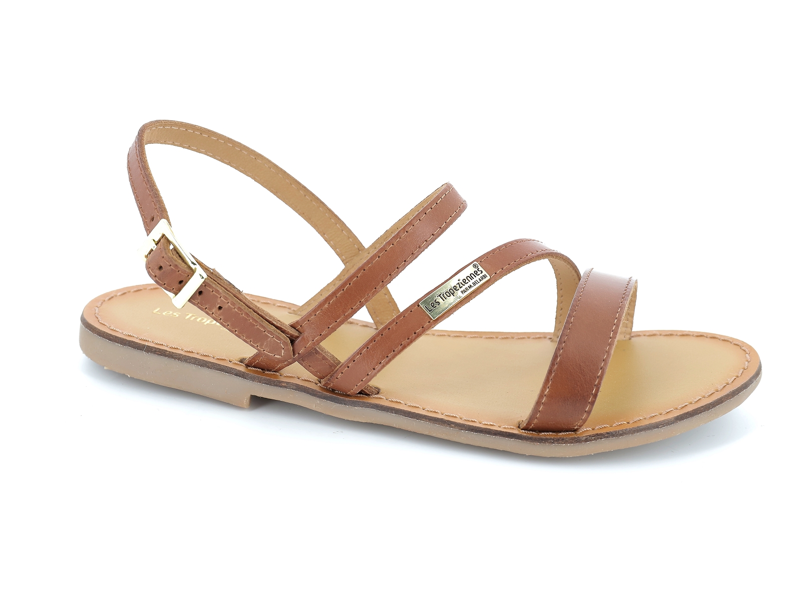 Les tropeziennes-BADEN Cuir Camel