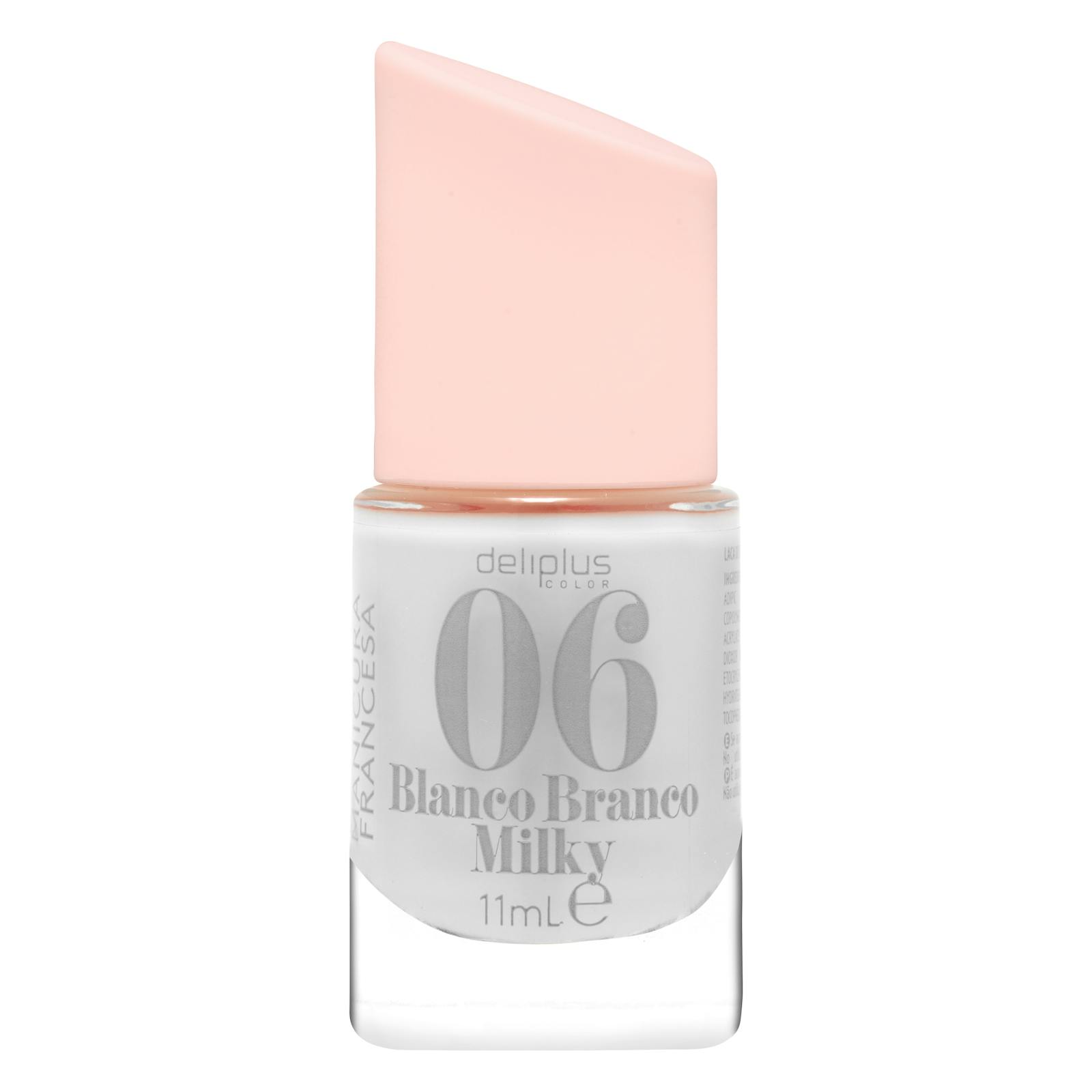 Vernis à ongles French Manucure Deliplus 06 Blanc laiteux