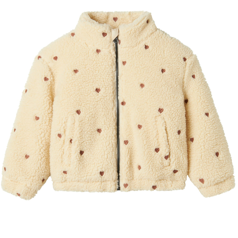 Køb Lil'Atelier Sandshell Nalo Sherpa Loose Jakke