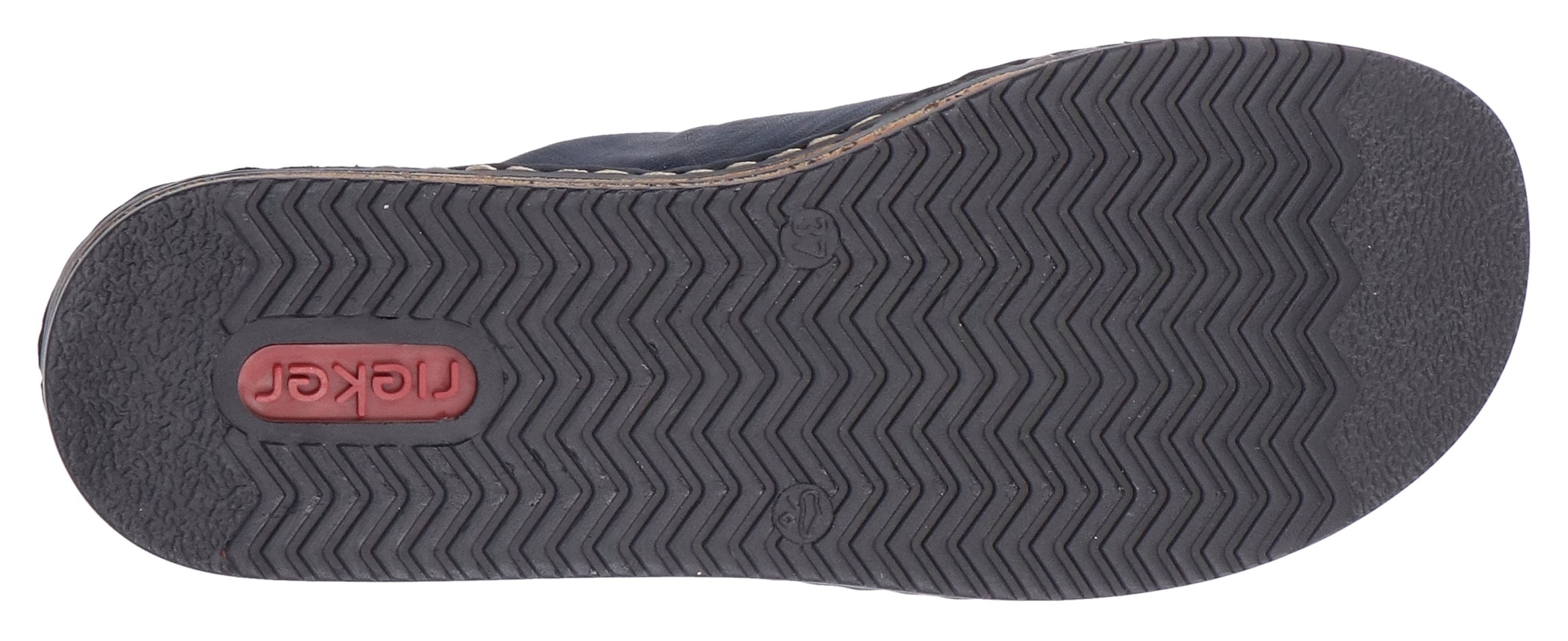 Rieker Pantolette  Keilabsatz, Sommerschuh, modische Keilsohle