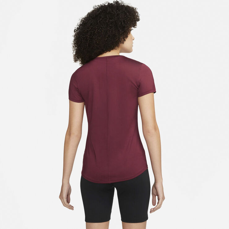 Nike Dri Fit One Slim Fit Traenings T Shirt Rød