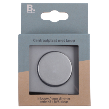 Berker K5 Centraalplaat Dimmer RVS