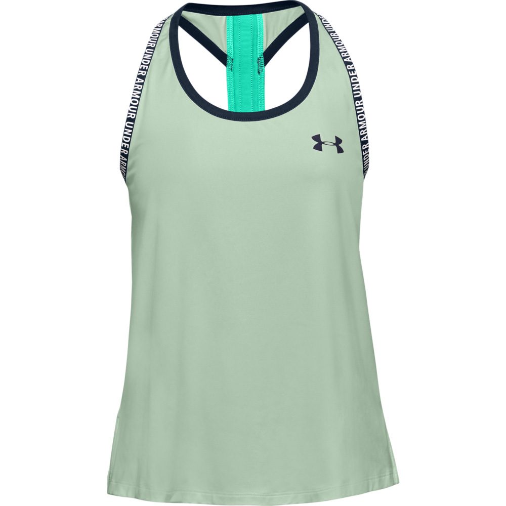 Under Armour Knockout Tanktop Mädchen seaglass blue