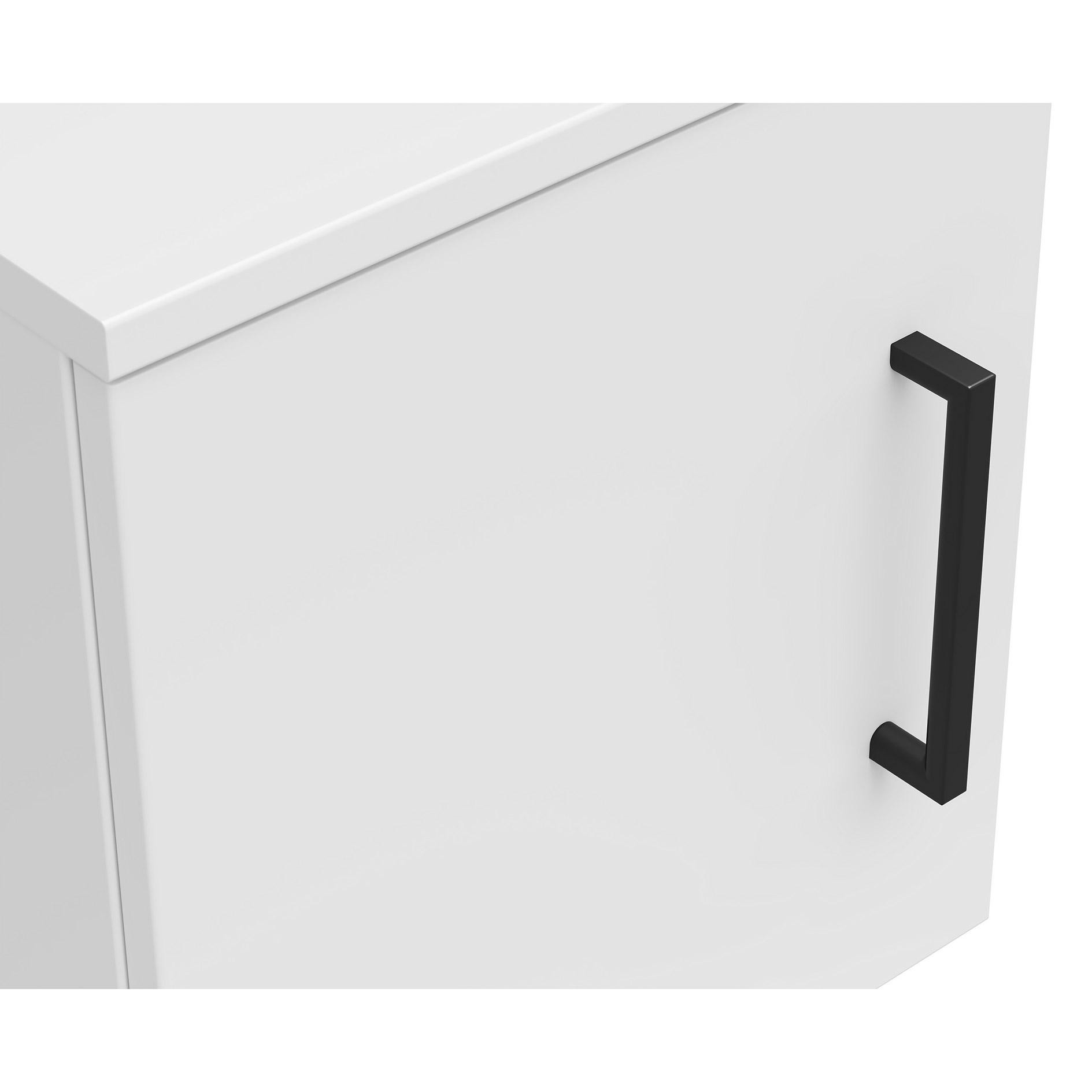 Aufsatzelement - auch hängend verwendbar - weiß - Breite 30 cm