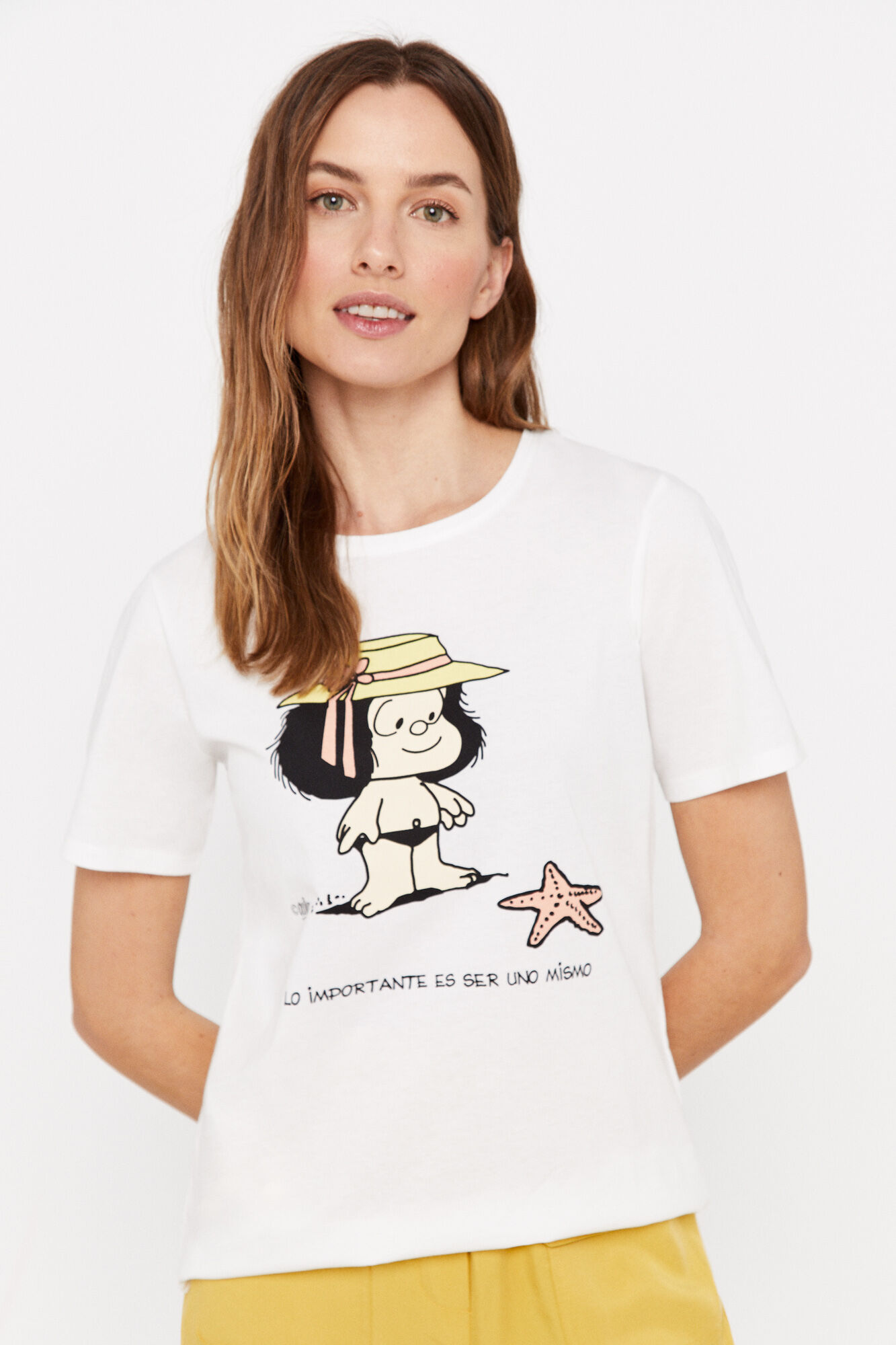 Camiseta com saia - Branca