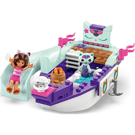 LEGO® Gabbys Dukkehus Gabby og Havkats skib og skønhedssalon 10786