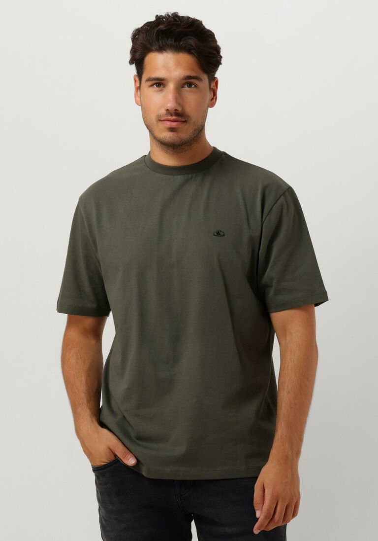 THE GOODPEOPLE donkergroene the goodpeople t-shirt tom