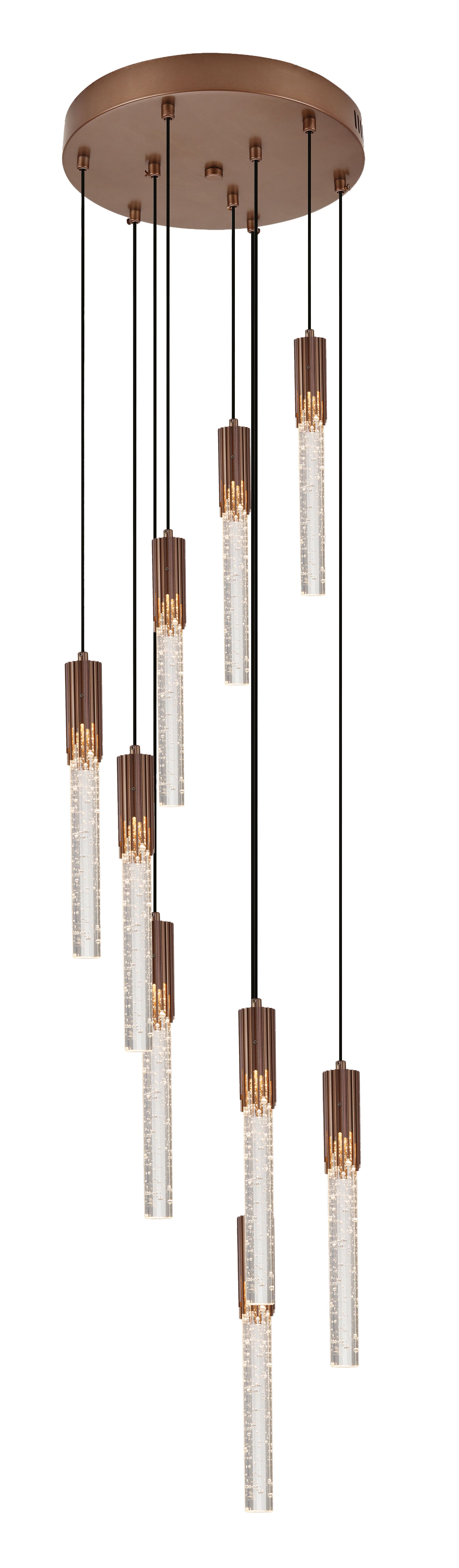 Hanglamp 9-lichts Maud ⌀30  x H150 cm