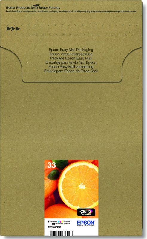 Epson 33 Inktcartridge - Multipack Multicolor