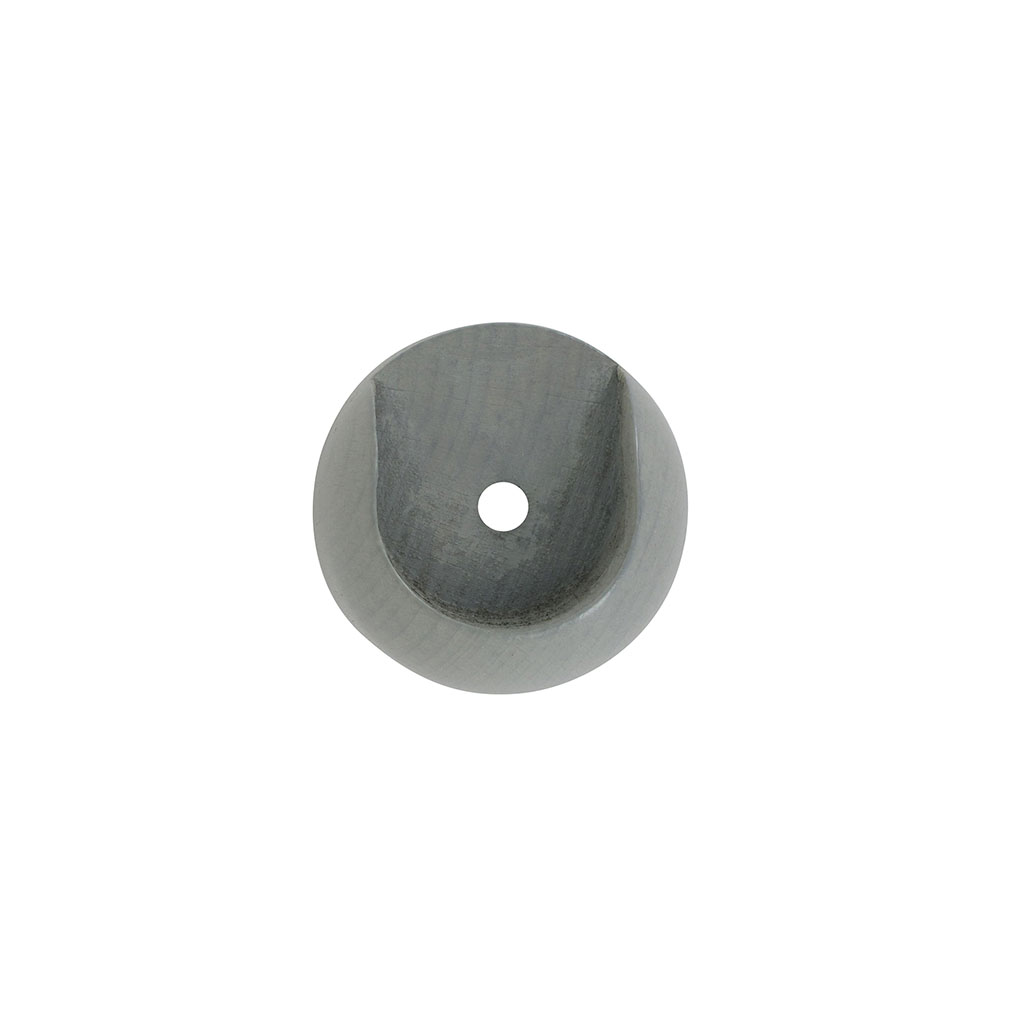 Lot de 2 supports mural bois gris D 28mm