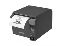 Epson TM T70II - Kvitteringsprinter - termisk linje - Rulle (8 cm) - 180 dpi - op til 250 mm/sek. - USB 2.0, seriel - skærer - mørkegrå