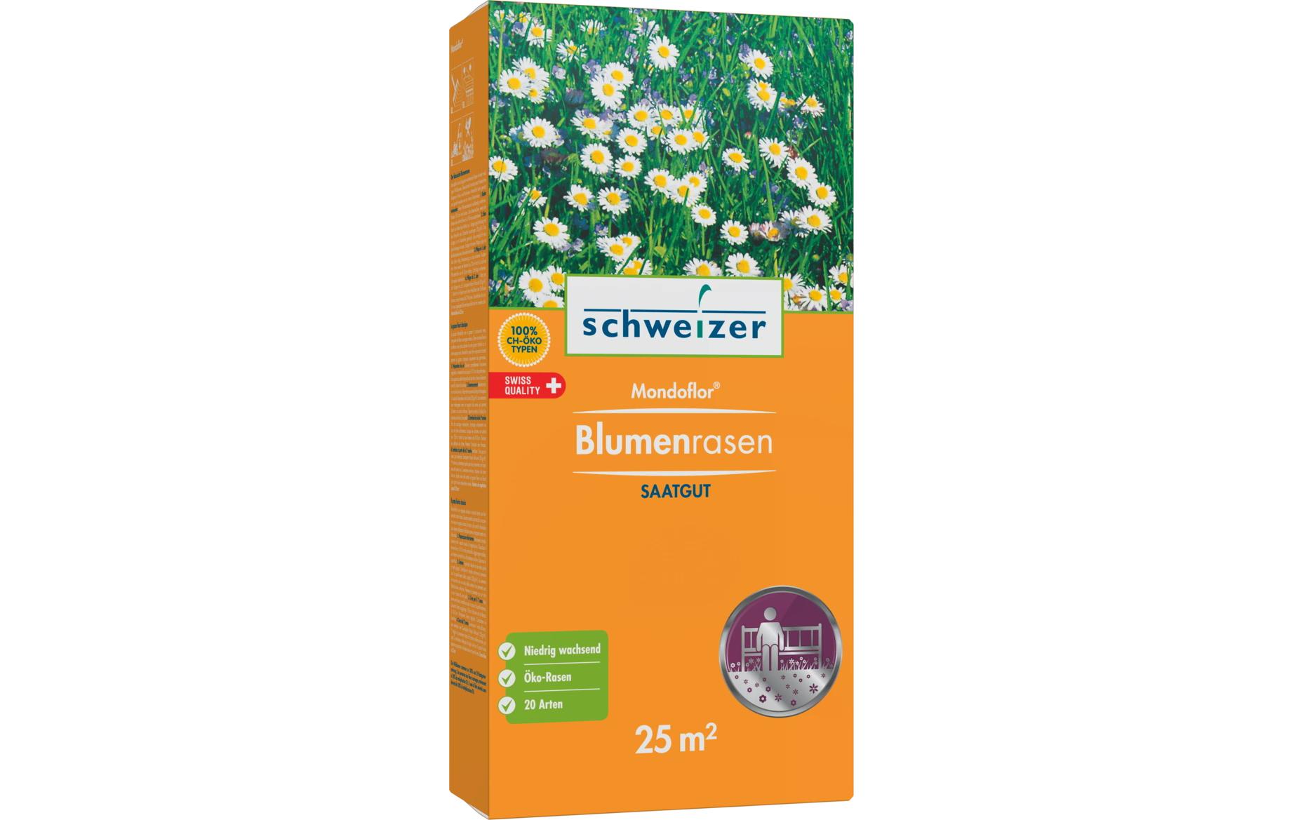 Saatgut Mondoflor, 500 gDer klassische Blumenrasen