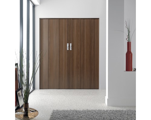 Grosfillex vouwdeur Axia teak 84 x 205 cm