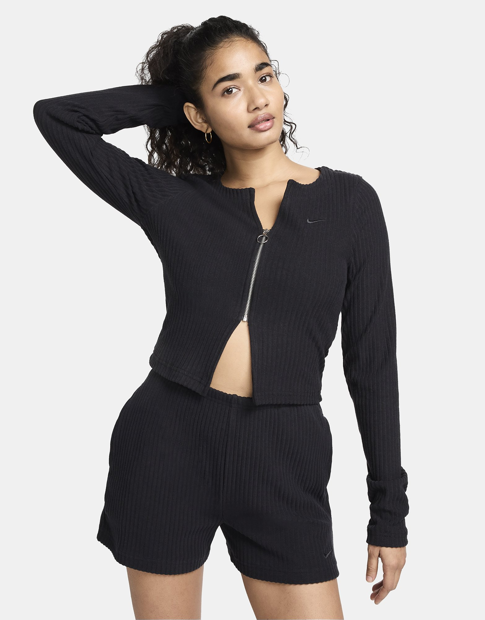 Nike Haut Zippé Slim Femme