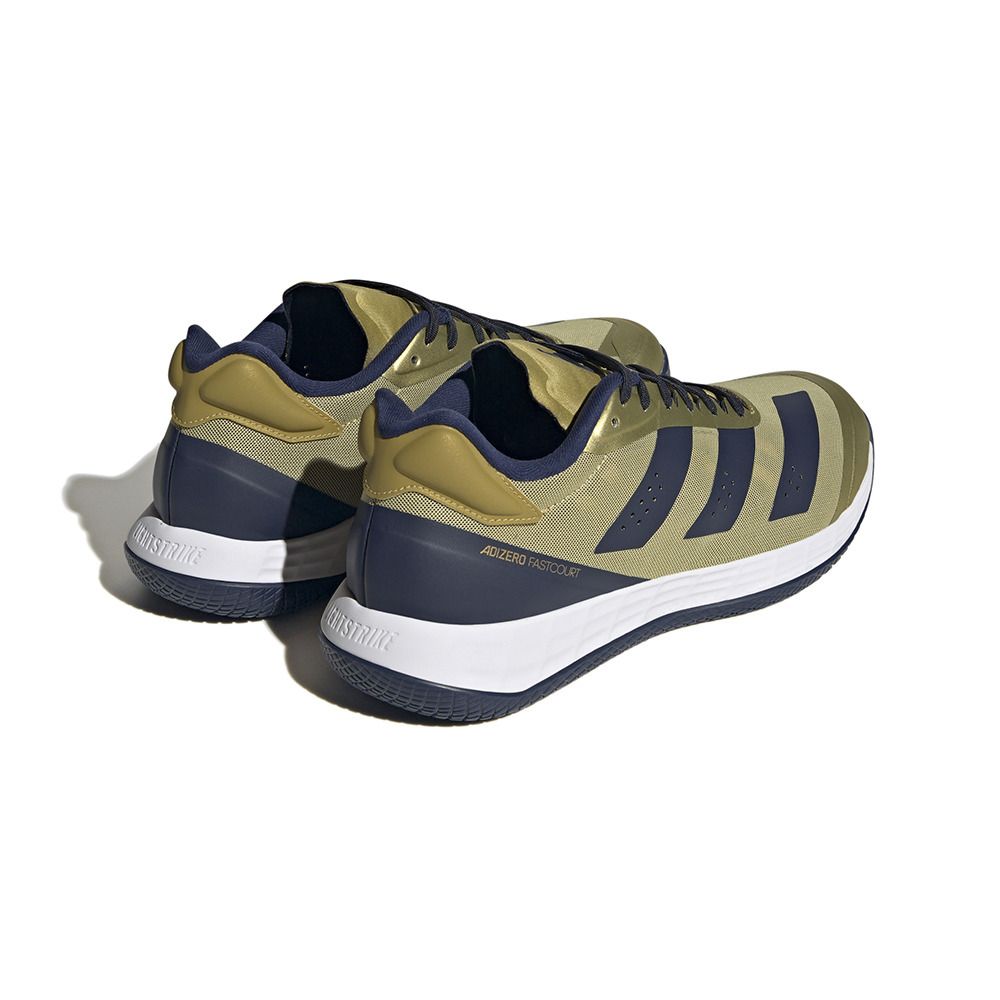 Adidas Performance ADIZERO FASTCOURT - Chaussures volleyball Homme gold/navy/white