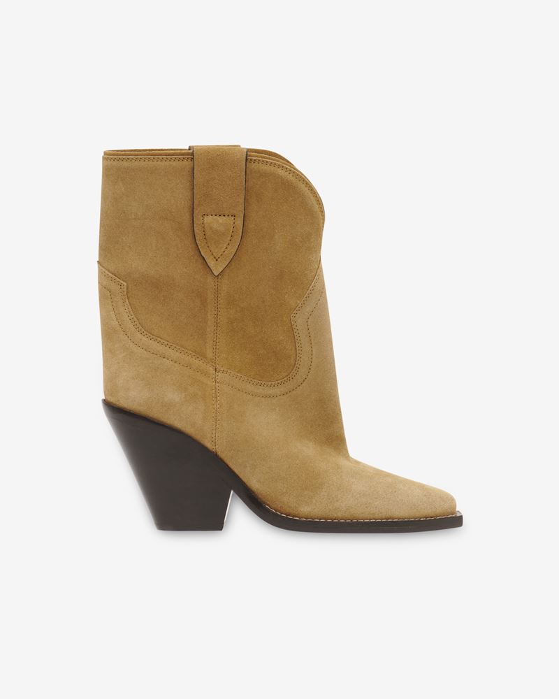 BOTTINES EN VEAU VELOURS LEYANE