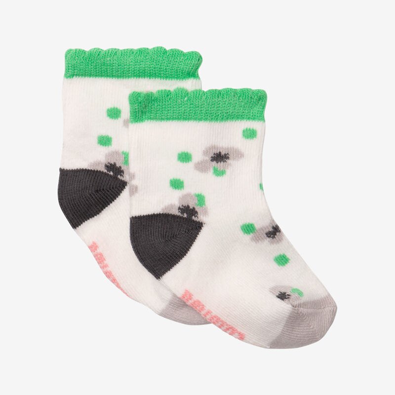 Chaussettes bébé fille micro fleurs pop beige Catimini Beige