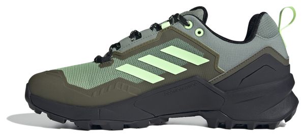 Chaussures de Randonnée adidas Terrex Swift R3 GTX Vert Noir Homme