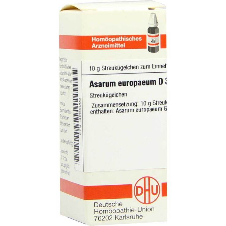 DHU Asarum europaeum D 30 Globuli, 10 g