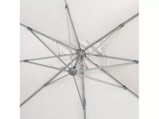 Parasol jardin déporté Alu 