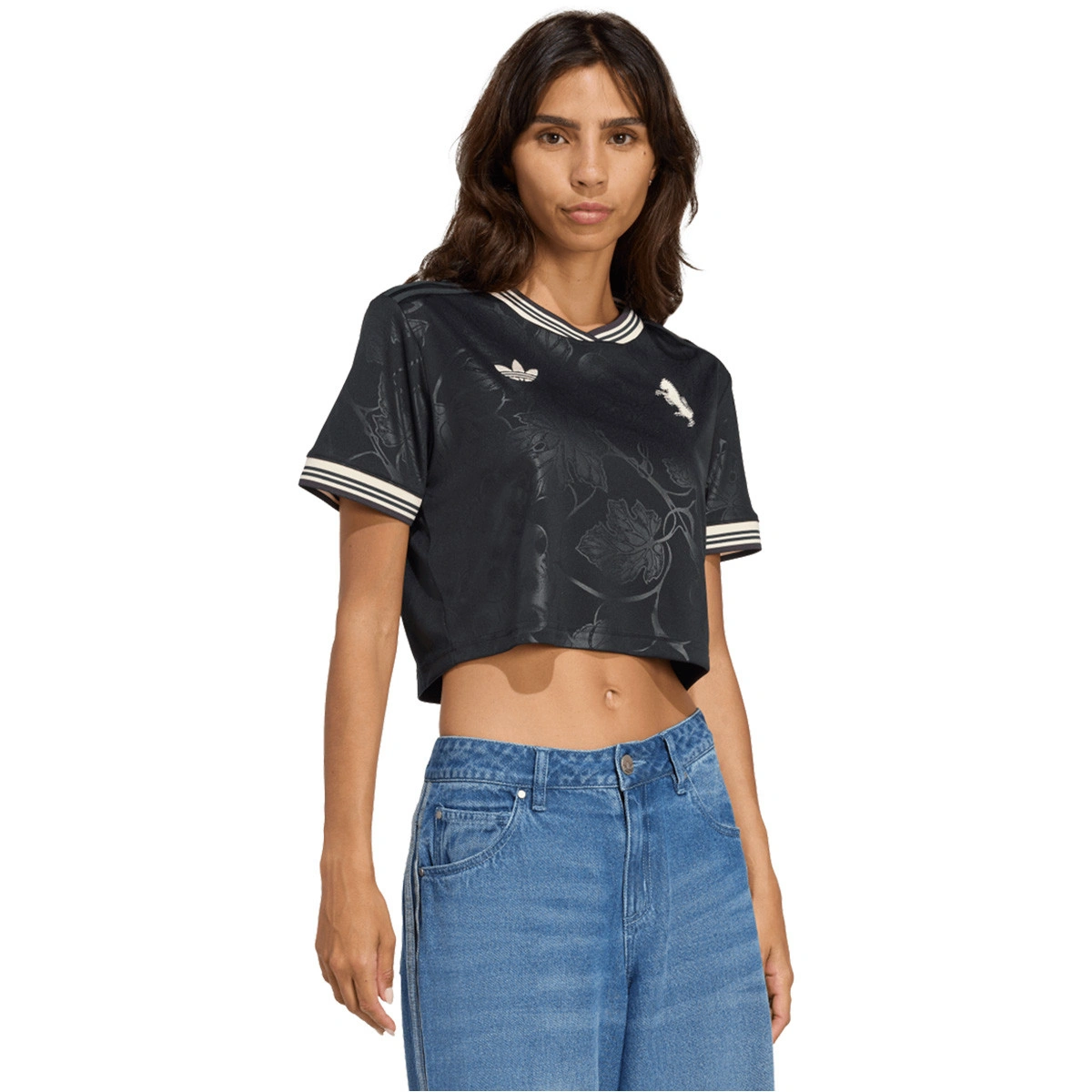 Camisola adidas Croptop Juventus Terceiro Equipamento 2025-2026 Mulher