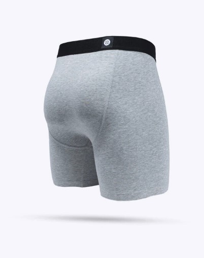 Stance Boxer Brief Standard 6in Heather Grey S