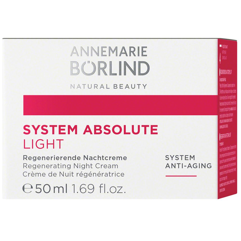 ANNEMARIE BÖRLIND SYSTEM ABSOLUTE Regenerierende Nachtcreme light