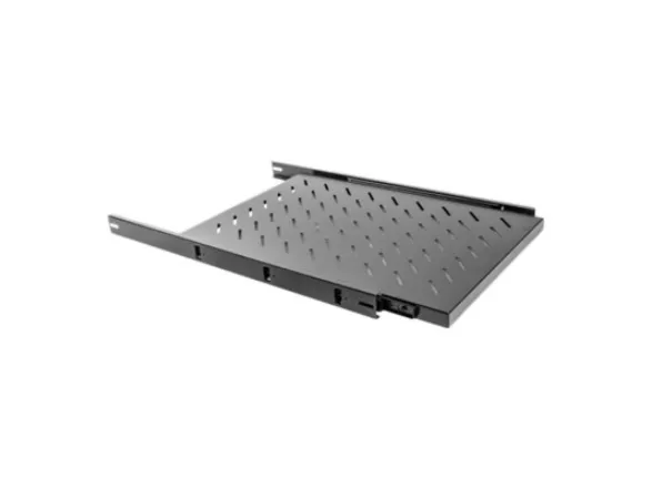 [OUTLET] - Lanberg - Rackhylde - RAL 9004, sort - 1U - 19