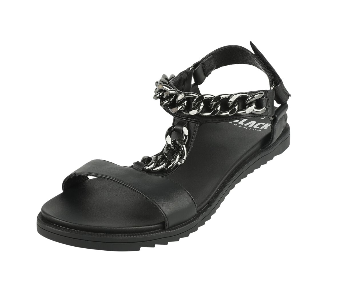 Sandales avec Chaînes | Black Premium by EMP Tongs