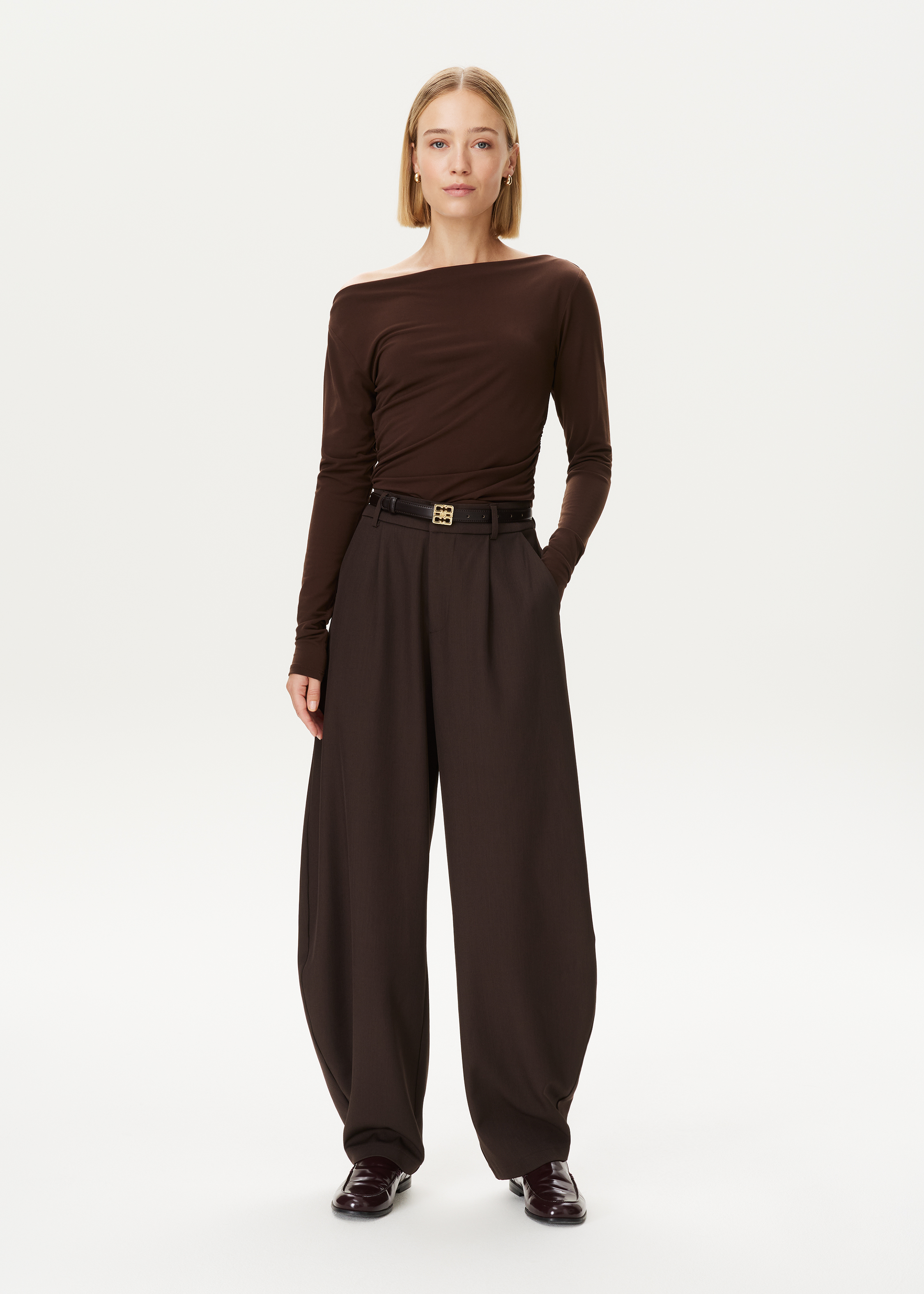 Barrel leg pantalon