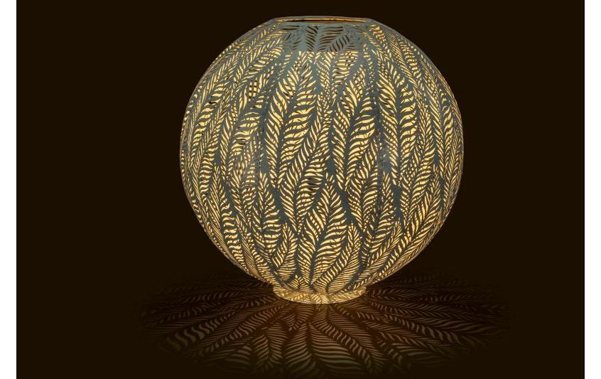 Windlicht Solar Antic Ball Lara, Ø 40 cm, MintSolarleuchte zum Aufstellen