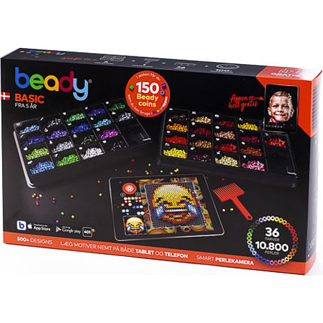 Beady Basic 10.800 perler - 4 plader