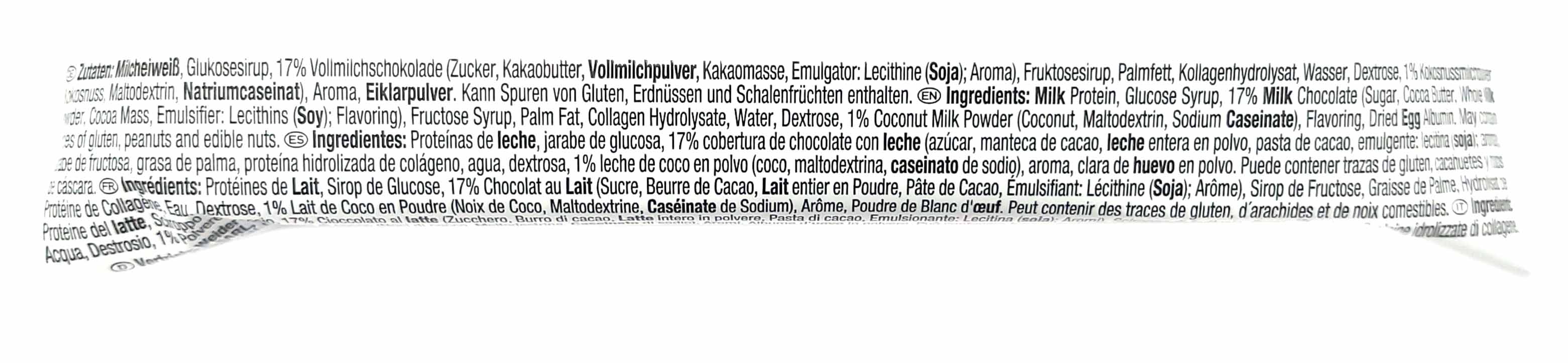 Weider 32% Protein Riegel Kokosnussgeschmack Thekendisplay 12x60g =720g MHD:20.1.26