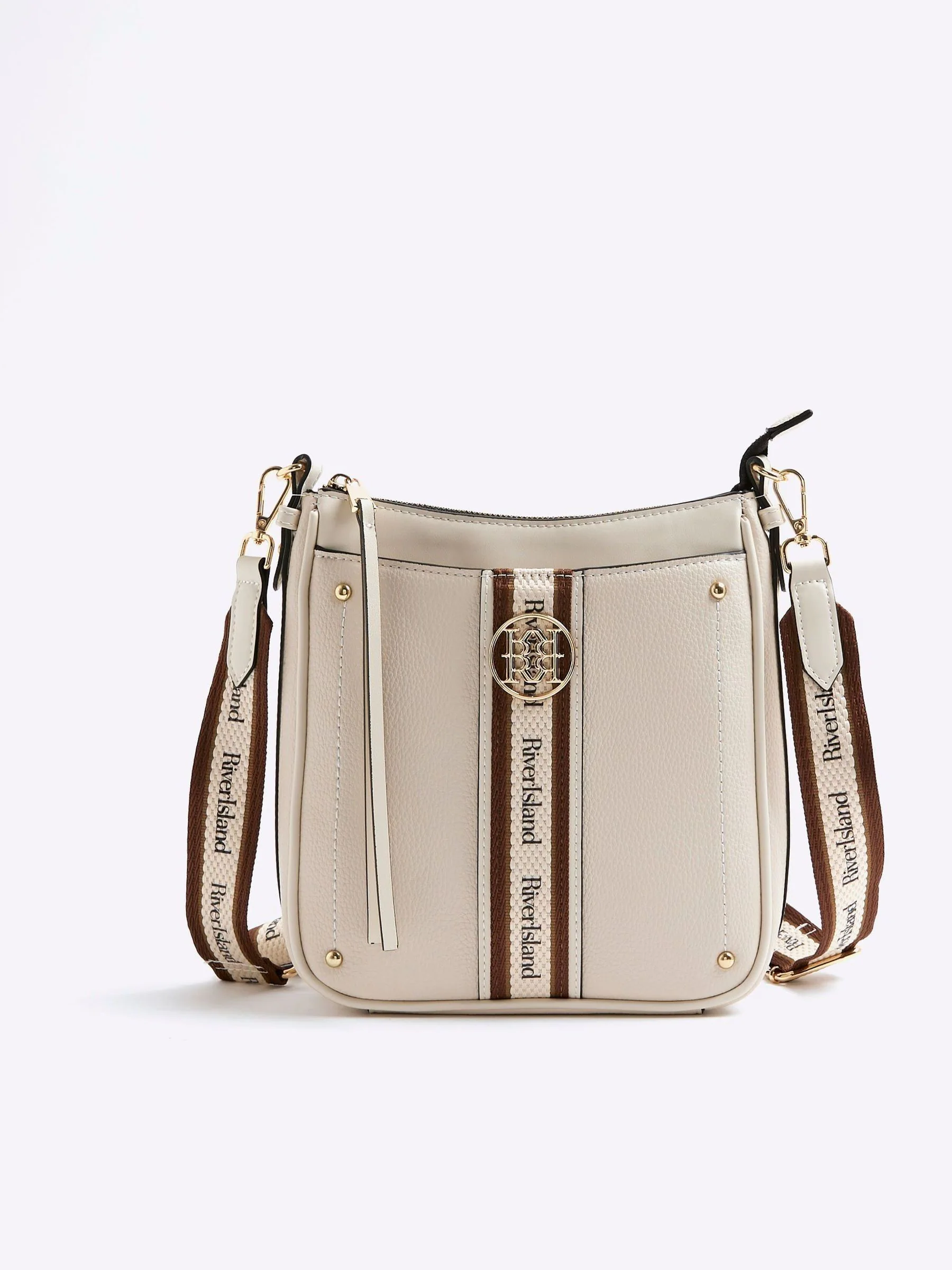 River Island Geweven Messenger Schoudertas