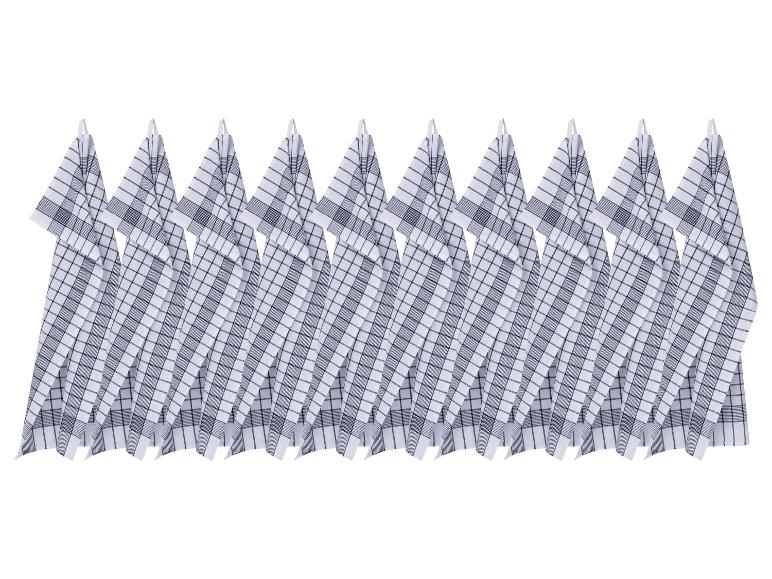 Set van 10 theedoeken 50 x 70 cm