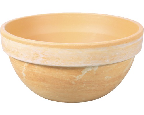 Levy plantenbak Ø 26 cm H 13 cm beige