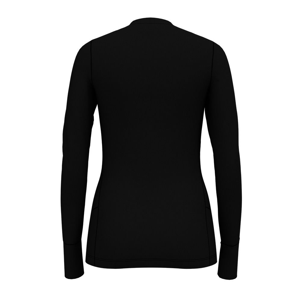 Odlo NATURAL 100 % MERINO WARM SUM - Sous-couche Femme black/black