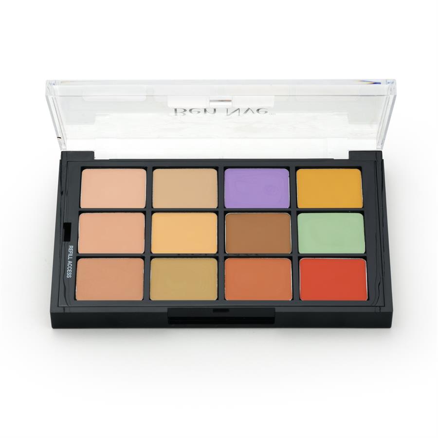 Ben Nye - STP15 Concealer+Adjusters, 12er Palette