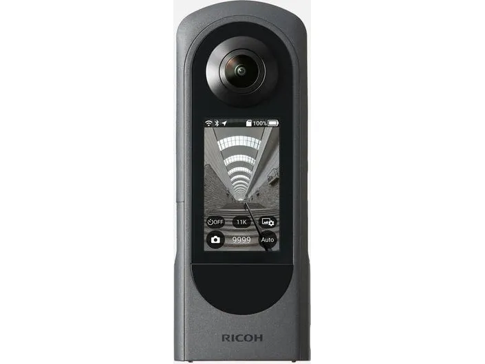 Ricoh THETA X (2023) - 360° Videokamera - 5.7K / 30 fps - 48.0 MP - flash 46 GB - flashkort - Wi-Fi, Bluetooth